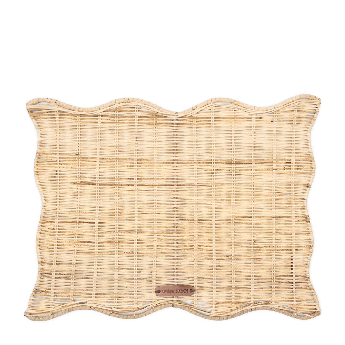 Riviera Maison Placemat Naturel - Benoa - rotan (LxBxH) 45x35x1