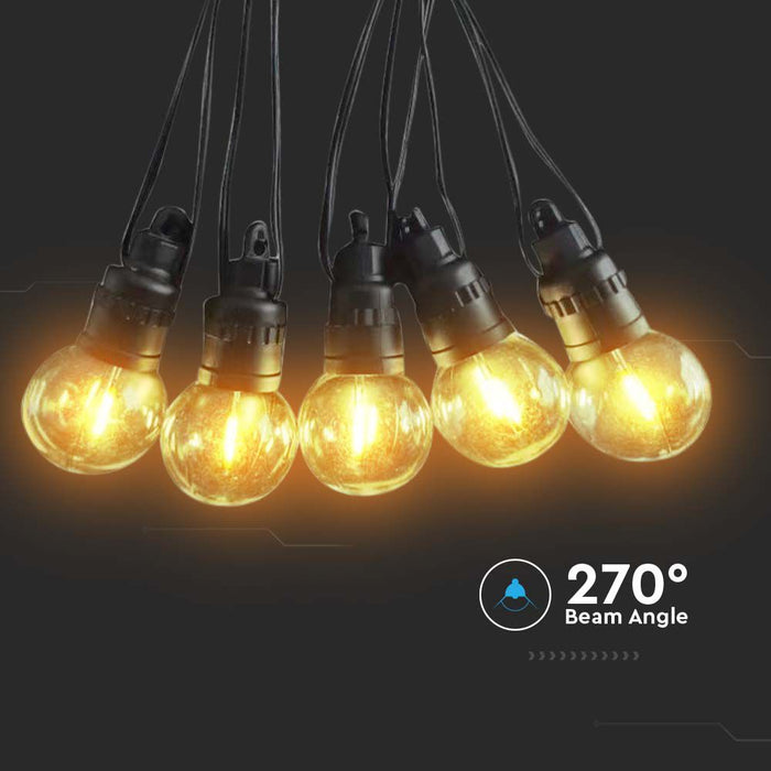 V-TAC VT-70512 Zonne-strenglampen - 12m - IP44 - 0.5W- 300 Lumen