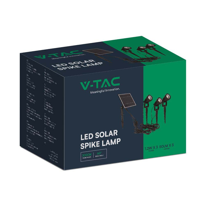 V-TAC VT-11032 Solar Spike - Licht - IP65 - 50x3 Lumen - 3000K -