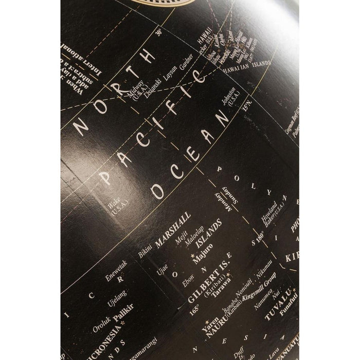 Kare Decofiguur Globe Earth Black