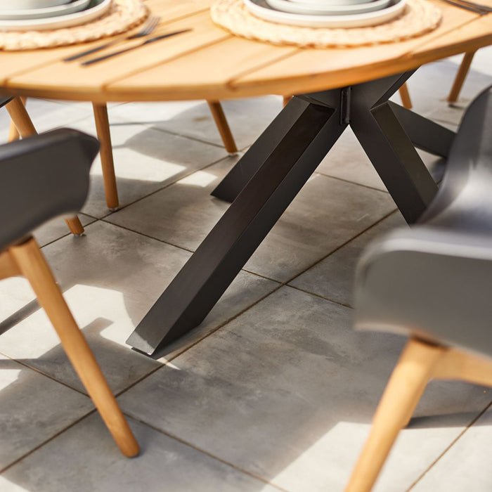 Hartman Stephanie Tuintafel 200 x 120 cm - Zwart