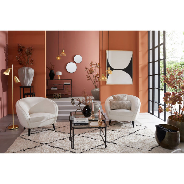 Luqaza Tafellamp Aimo - Wit - Ø25cm