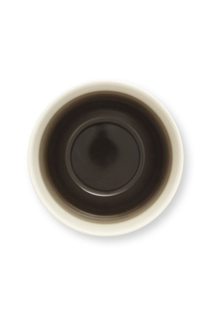 vtwonen Serveerkom - Porselein - Ø 20,5 cm - Black Gradient