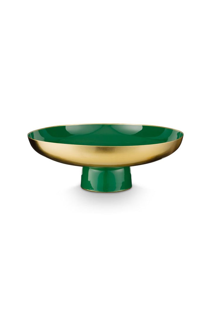 Pip Studio Serveerschaal - Metaal - 12,5 x 35 cm - Groen