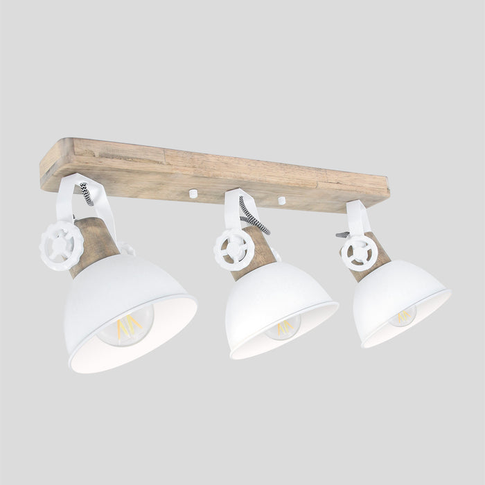Mexlite Plafondlamp Gearwood 2133W Wit