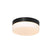 Steinhauer Plafondlamp Ikaro Ø 18 cm IP44 zwart