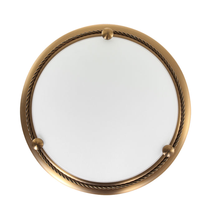 Steinhauer - plafonniere - Ceiling and wall - brons - glas metaal - Ø 29cm - E27 - 2785BR