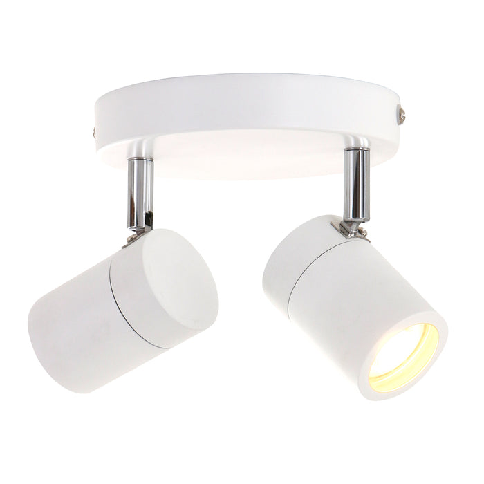 Mexlite - spot - Upround LED - wit - metaal - Ø 24cm - GU10 - 2487W