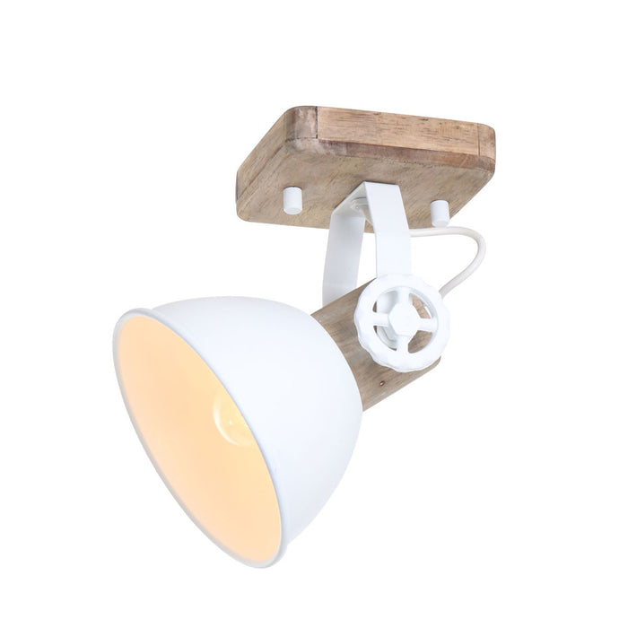 Mexlite Plafondlamp Gearwood 7968W Wit