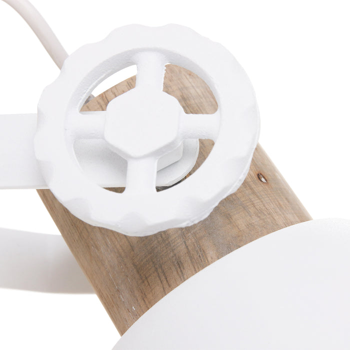 Mexlite Plafondlamp Gearwood 7968W Wit