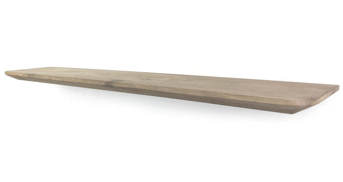 WoodBrothers Eikenhouten zwevende wandplank verjongd 80x20x4cm