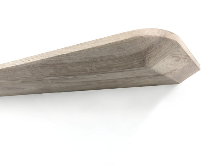 WoodBrothers Eikenhouten zwevende wandplank verjongd 100x20x4cm