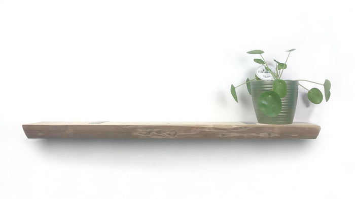 WoodBrothers Barnwood zwevende wandplank 100x18x4cm