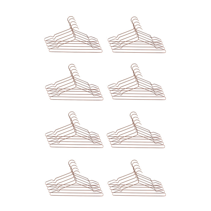 QUVIO Kledinghanger set van 40 - Metaal - Koperkleur