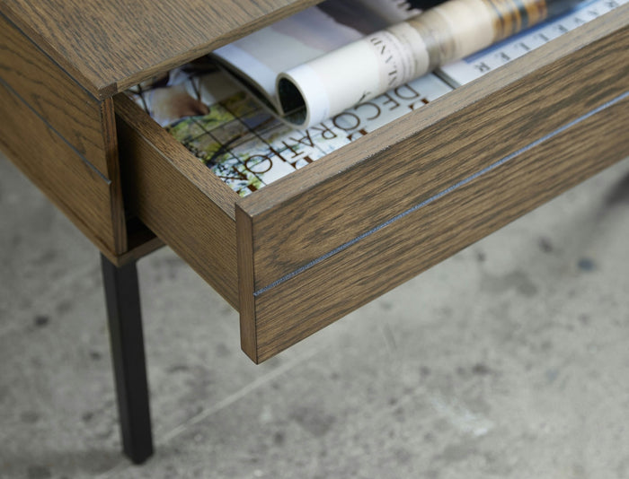 Giga Living - Salontafel Modica Salontafel Smoked Eiken 62x120cm