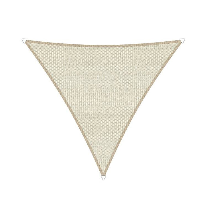 Sunfighters    driehoek 5x5x5m Ivoor met  Bevestigingsset