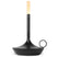 Graypants Wick Small tafellamp LED oplaadbaar zwart