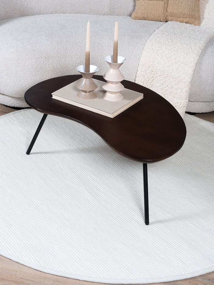 Veer Carpets - Vloerkleed Scott Wit Rond ø200 cm