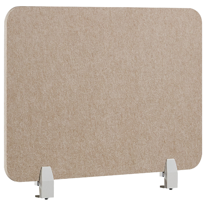 Beliani - SPLIT - Bureauscherm - Beige - 72 x 50 cm - Polyester