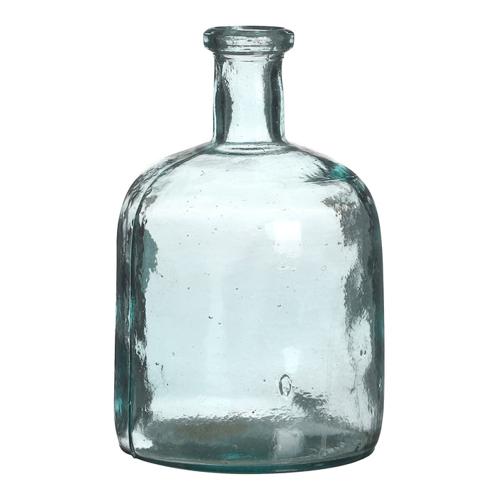 Natural Living vaas Camille - transparant - glas - D15 x H25 cm