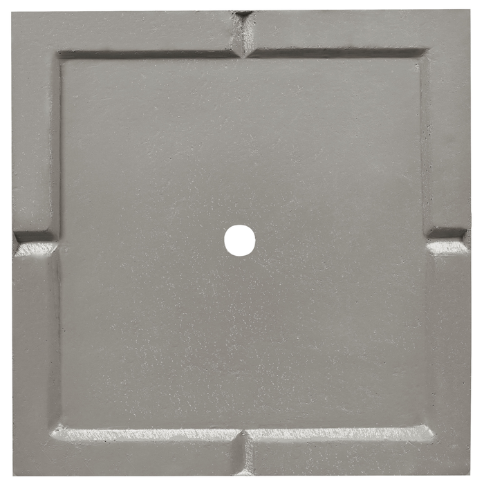 Beliani - DION - Plantenbak - Lichtgrijs - 70 cm - Klei-vezelmengsel