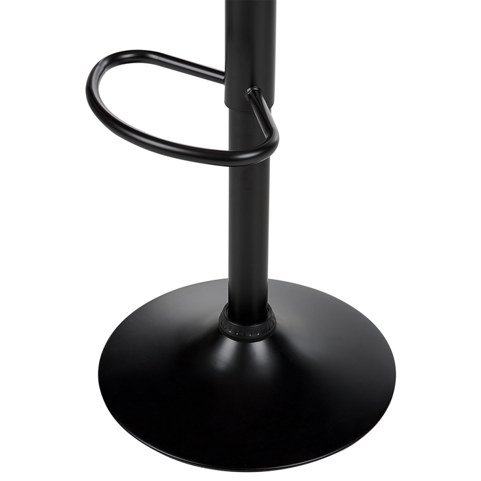 Beliani - VALETTA II - Barkruk set van 2 - Zwart - Kunstleer