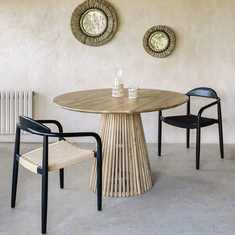 Kave Home Jeanette Eettafel - Ø 120 cm - Naturel