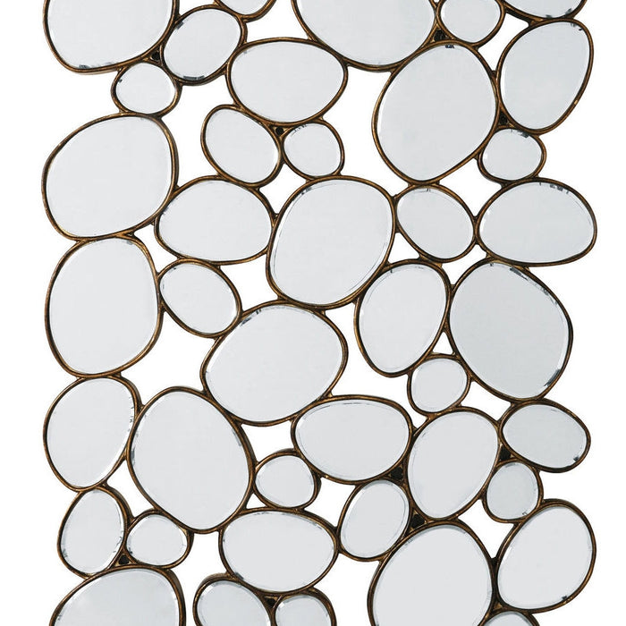 Kare Design Design Spiegel Water Drops - L135 X B78 Cm - Koper