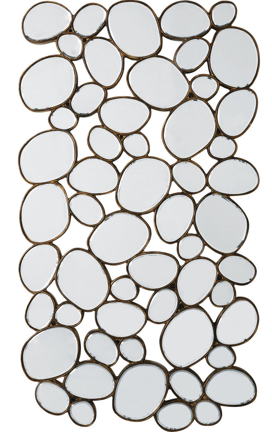 Kare Design Design Spiegel Water Drops - L135 X B78 Cm - Koper