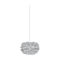 Umage Eos Micro hanglamp light grey - met koordset wit - Ø 22 cm
