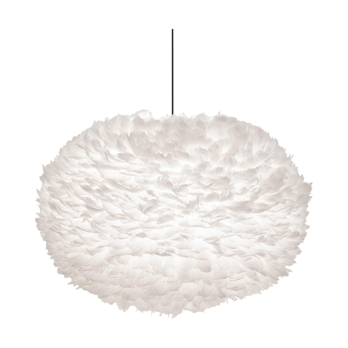 Umage Eos X-large hanglamp white - met koordset zwart - Ø 75 cm