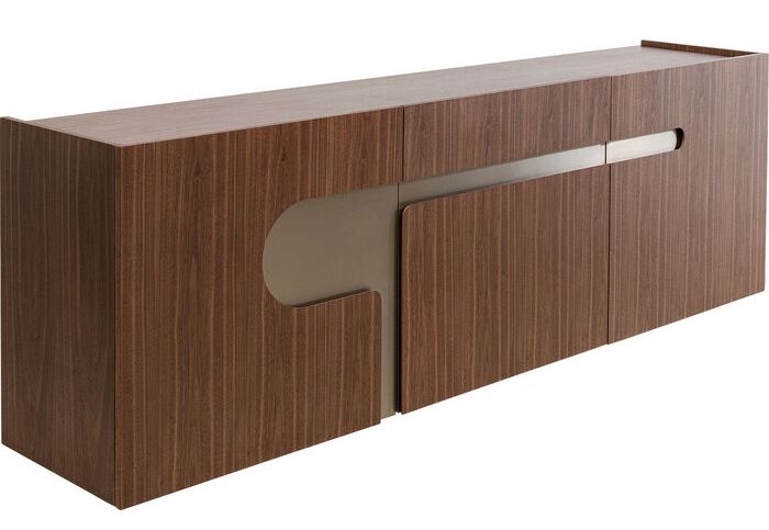 Kare Design Bravo Dressoir 3-Deurs - Walnoot