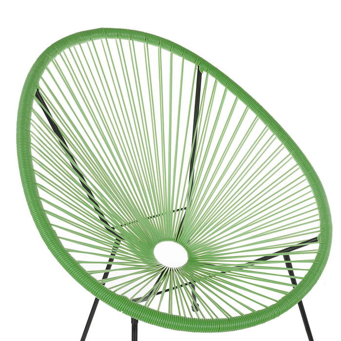 Beliani - ACAPULCO II - Bistroset voor 2 - Groen - PE rotan