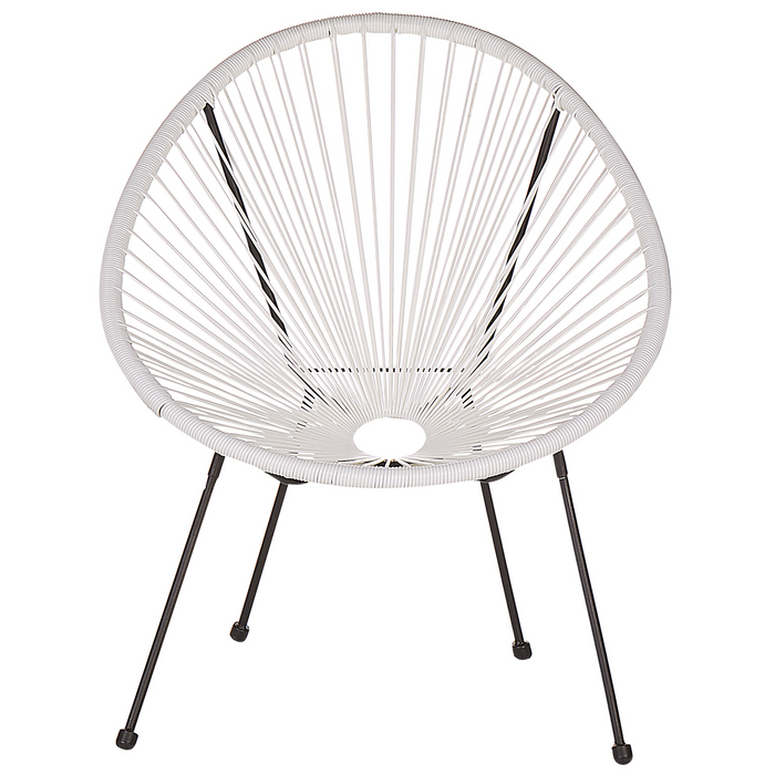 Beliani - ACAPULCO II - Bistroset voor 2 - Wit - PE rotan