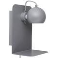 Frandsen Ball wandlamp met usb-poort mat lichtgrijs