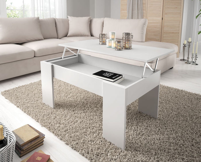 Meubella Salontafel Malia - Wit - 100 cm