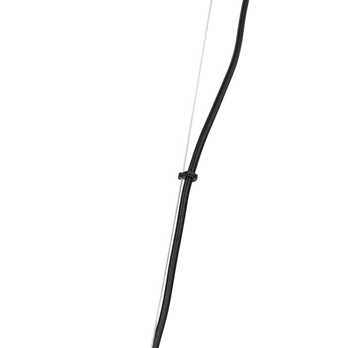 QAZQA Art Deco hanglamp zwart met smoke glas 12-lichts - David