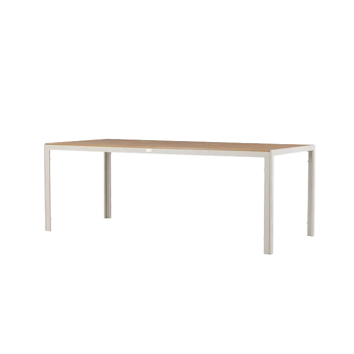 Nest outdoor Aaron tuintafel polywood beige - 205 x 90 cm
