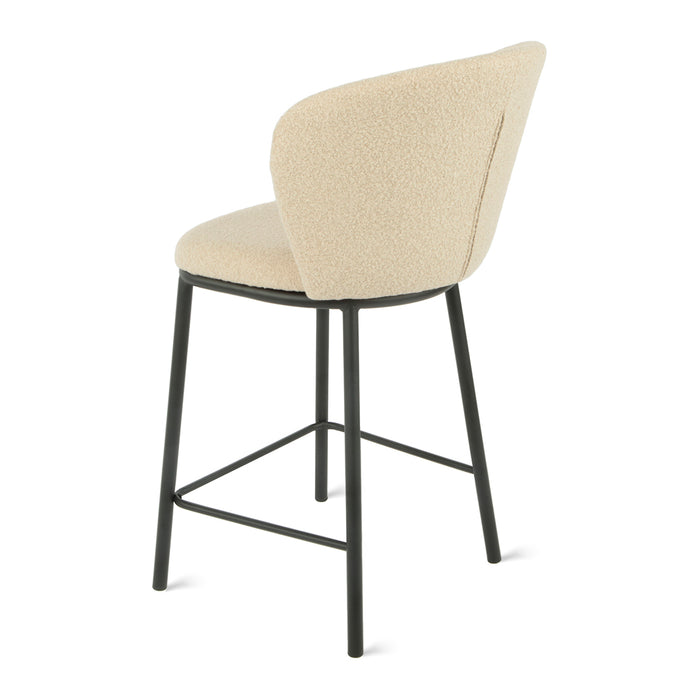 by fonQ Plush Barkruk - Bouclé - Zand