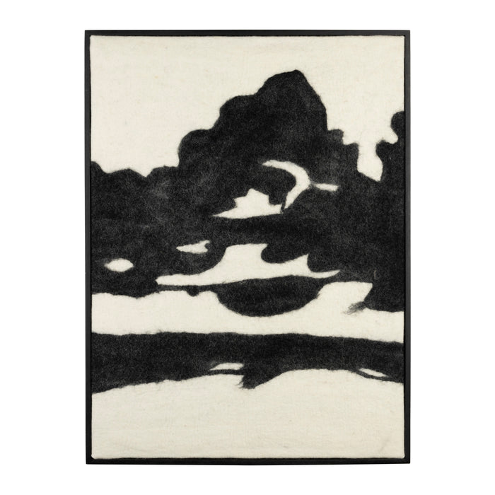 Dutchbone Sameer Schilderij - Wolvilt - 100 x 74 cm