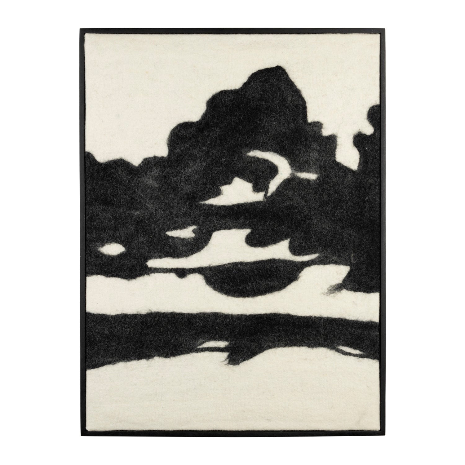 Dutchbone Sameer Schilderij - Wolvilt - 100 x 74 cm