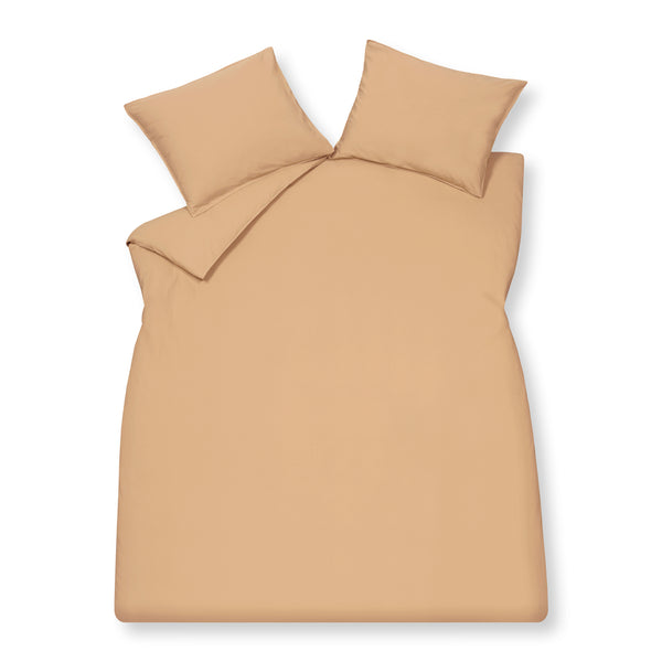 Vandyck Washed Cotton Dekbedovertrek 140 x 200/220 cm - Apricot Blush