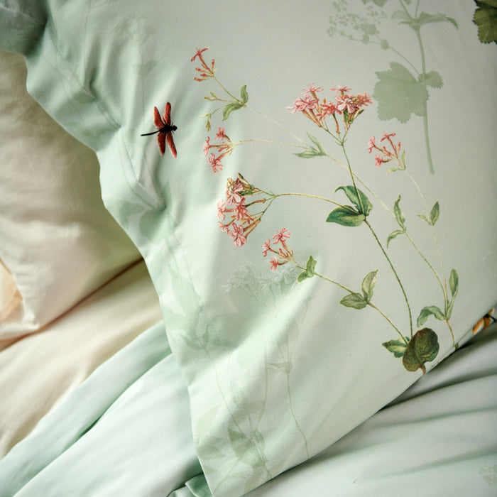 Vandyck Gardenia Dekbedovertrek 200 x 200/220 cm - Smoke Green