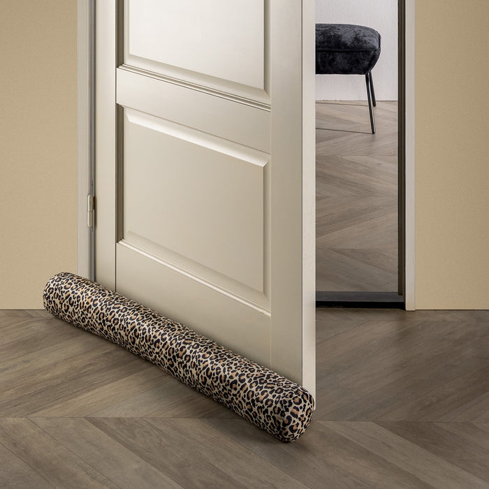 Dutch Decor Tochtstopper 90x10cm - RENNALA - tochtrol met dierenprint