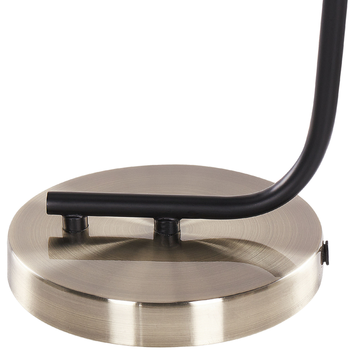 Beliani - CAUDELO - Tafellamp - Zwart|Messing - Metaal