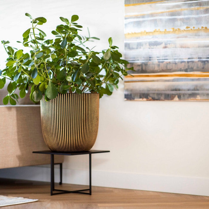 Capi Europe Bloempot bol Groove NL - 43x41 - Ivoor