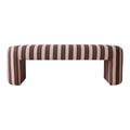 HKliving Lobby Bankje - Striped
