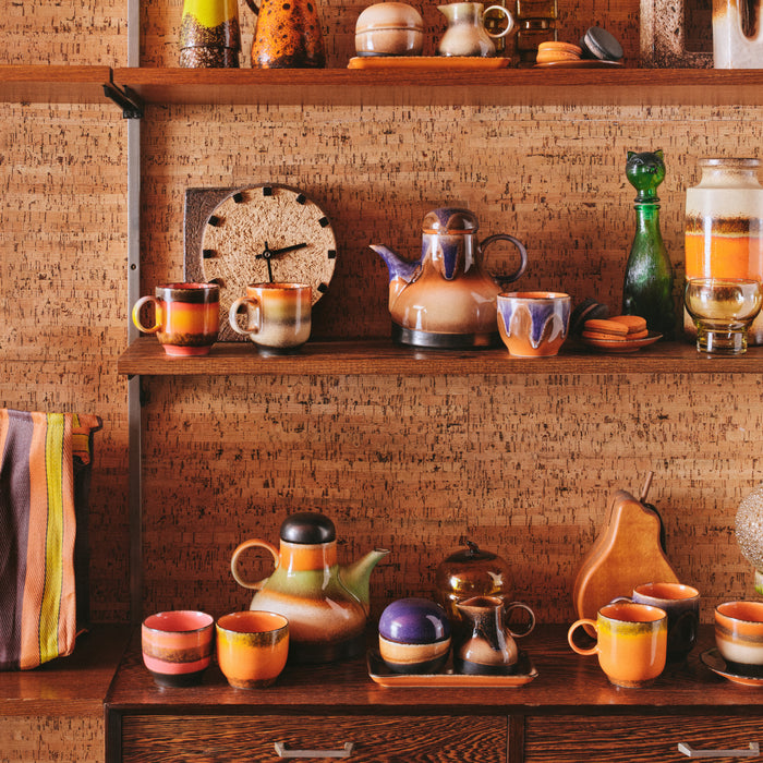 HKliving 70's  Schaal - Set van 2 - Twenty Four Hours