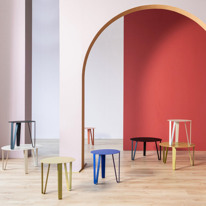 by fonQ Clip Bijzettafel Ø 40 cm - Cobalt