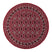Interieur05 Vintage Vloerkleed Rood Rond Marad 200cm